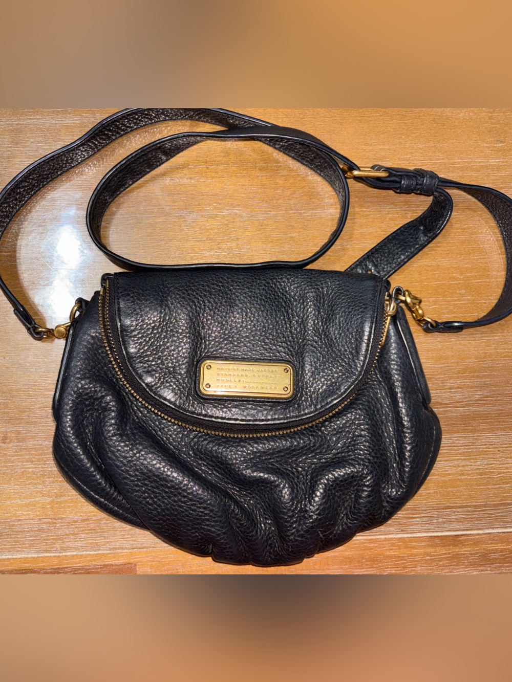 Marc by Marc Jacobs Classic Q Natasha crossbody bag Pebbled Leather